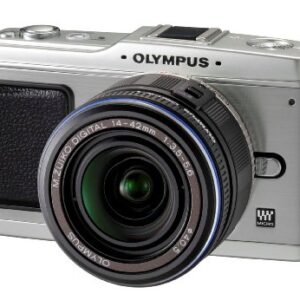 Olympus PEN E-P1 12.3 MP Micro Four Thirds Interchangeable Lens Digital Camera with 3-inch LCD and Silver 14-42mm f/3.5-5.6 Zuiko Digital Zoom Lens (Silver)