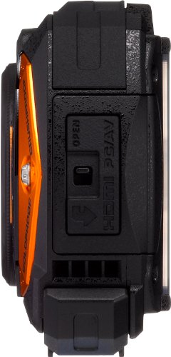 Pentax Optio WG-2 GPS Orange Adventure Series 16 MP Waterproof Digital Camera with 5 X Optical Zoom and GPS