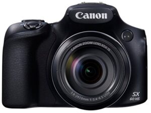 canon powershot sx60 hs digital camera – wi-fi enabled – international version (no warranty)