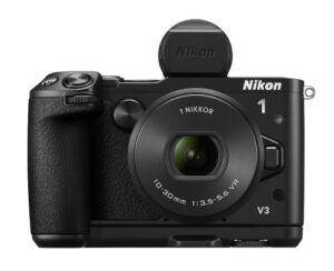 nikon 1 v3 digital camera with 1 nikkor 10-30mm pd-zoom lens