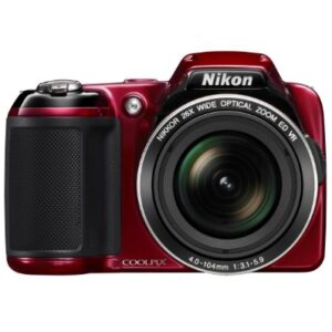 Nikon COOLPIX L810 16.1 MP Digital Camera with 26x Zoom NIKKOR ED Glass Lens and 3-inch LCD (Red) (OLD MODEL)