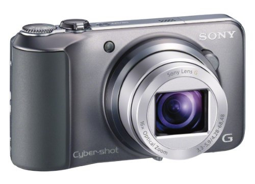 Sony Cyber-shot DSC-H90 16.1 MP Digital Camera with 16x Optical Zoom and 3.0-inch LCD (Silver) (2012 Model)