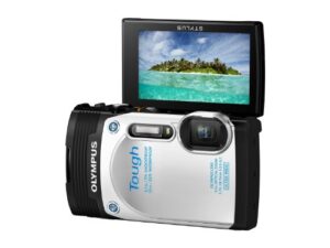 olympus stylus tg-850 ihs 16 mp digital camera (white) – international version