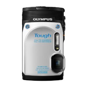 Olympus Stylus TG-850 IHS 16 MP Digital Camera (White) - International Version