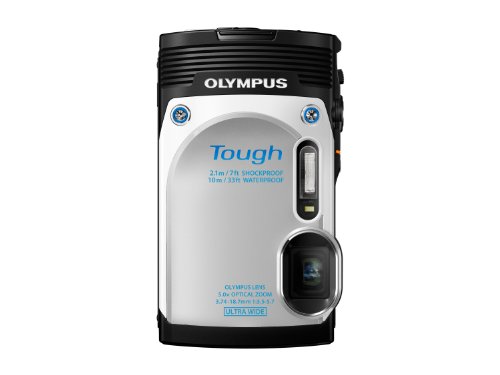 Olympus Stylus TG-850 IHS 16 MP Digital Camera (White) - International Version