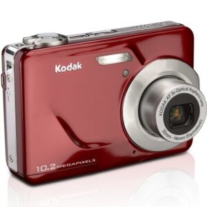 Kodak EasyShare C180 10.2MP Digital Camera with 3x Optical Zoom and 2.4 inch LCD - Red