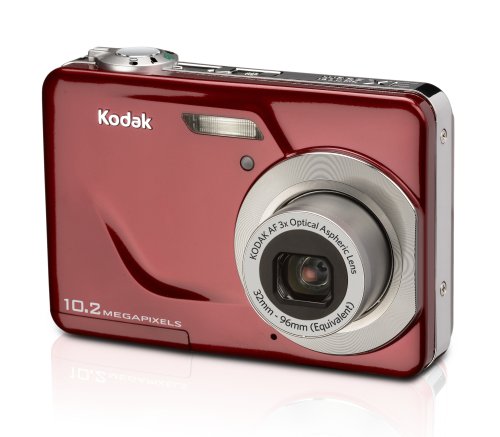 Kodak EasyShare C180 10.2MP Digital Camera with 3x Optical Zoom and 2.4 inch LCD - Red