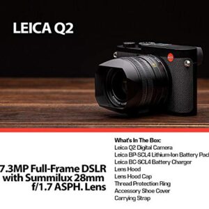 Leica Q2 Digital Camera with Summilux 28mm f/1.7 ASPH. Lens - Pro Travel Bundle