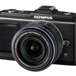 Olympus E-P2 12.3 MP Micro Four Thirds Interchangeable Lens Digital Camera with 14-42mm f/3.5-5.6 Zuiko Digital Zoom Lens (Electronic View Finder not included)