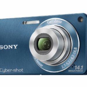 Sony DSC-W350 14.1MP Digital Camera with 4x Wide Angle Zoom with Optical Steady Shot Image Stabilization and 2.7 inch LCD (Blue)