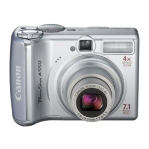 Canon PowerShot A550 7.1MP Digital Camera with 4x Optical Zoom