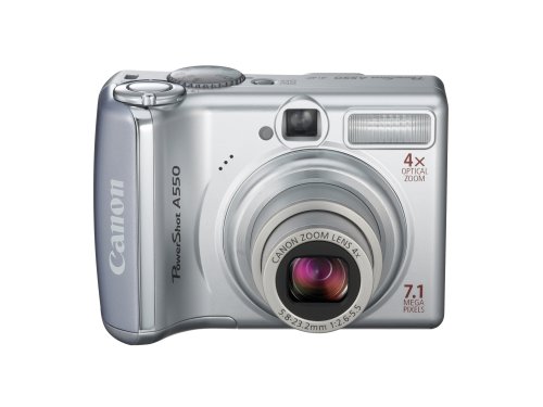 Canon PowerShot A550 7.1MP Digital Camera with 4x Optical Zoom