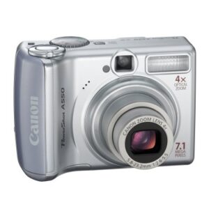 Canon PowerShot A550 7.1MP Digital Camera with 4x Optical Zoom