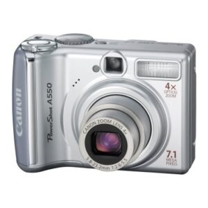 Canon PowerShot A550 7.1MP Digital Camera with 4x Optical Zoom