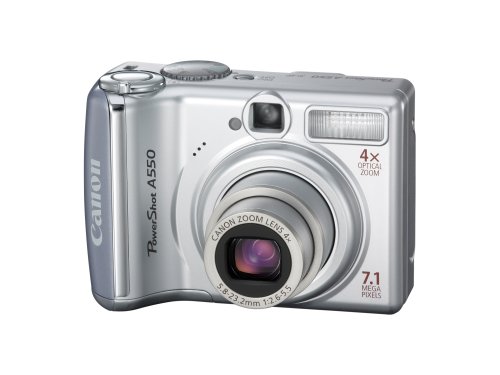 Canon PowerShot A550 7.1MP Digital Camera with 4x Optical Zoom