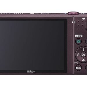 Nikon COOLPIX S5300 16 MP Wi-Fi CMOS Digital Camera with 8x Zoom NIKKOR Lens and 1080p HD Video (Plum) (Discontinued by Manufacturer)