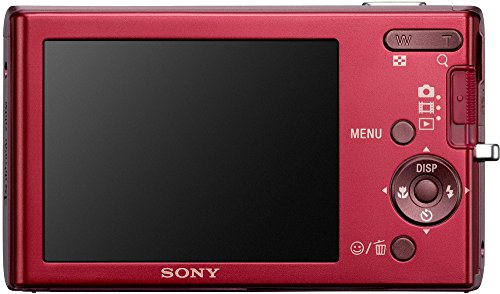 Sony Cybershot DSC-W180 10.1MP Digital Camera with 3x SteadyShot Stabilized Zoom and 2.7-inch LCD (Red)