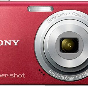 Sony Cybershot DSC-W180 10.1MP Digital Camera with 3x SteadyShot Stabilized Zoom and 2.7-inch LCD (Red)