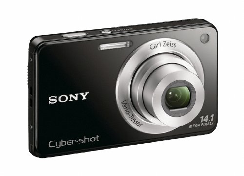 Sony Cyber-Shot DSC-W560 14.1 MP Digital Still Camera with Carl Zeiss Vario-Tessar 4x Wide-Angle Optical Zoom Lens and 3.0-inch LCD (Black)