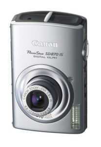 canon powershot sd870is 8mp digital camera with 3.8x wide angle optical image stabilized zoom (silver)