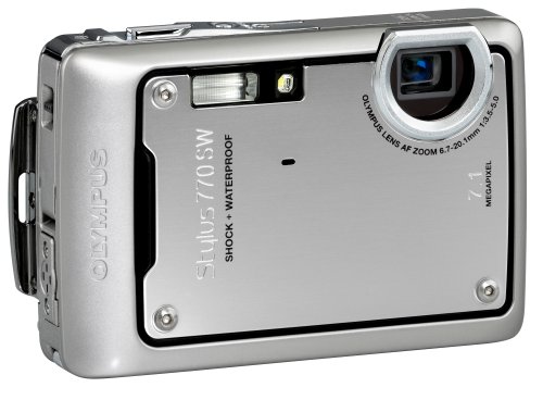 Olympus Stylus 770SW 7.1MP Digital Camera with 3x Optical Zoom (Silver)