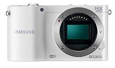 Samsung NX1000 White ~ 20.3MP Digital Camera Body Only