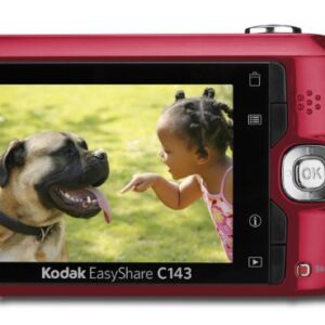 Kodak Easyshare C143 Digital Camera (Red)
