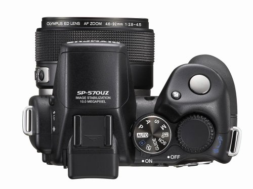 Olympus SP-570UZ 10MP Digital Camera with 20x Optical Dual Image Stabilized Zoom