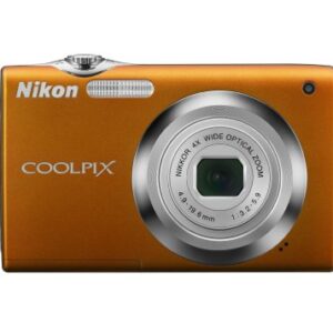 Nikon Coolpix S3000 12 MP Digital Camera with 4x Optical Vibration Reduction (VR) Zoom and 2.7-Inch LCD (Orange)