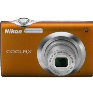 Nikon Coolpix S3000 12 MP Digital Camera with 4x Optical Vibration Reduction (VR) Zoom and 2.7-Inch LCD (Orange)