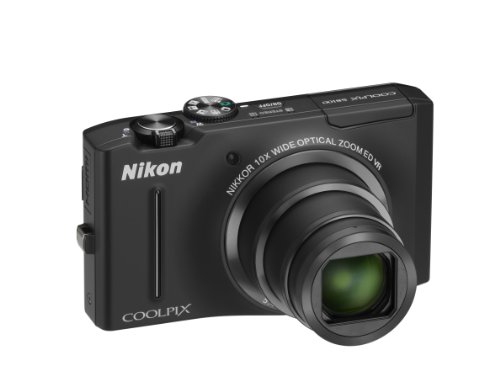 Nikon Coolpix S8100 12.1 MP CMOS Digital Camera with 10x Optical Zoom-Nikkor ED Lens and 3.0-Inch LCD (Black)