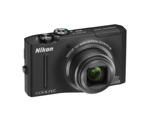 Nikon Coolpix S8100 12.1 MP CMOS Digital Camera with 10x Optical Zoom-Nikkor ED Lens and 3.0-Inch LCD (Black)