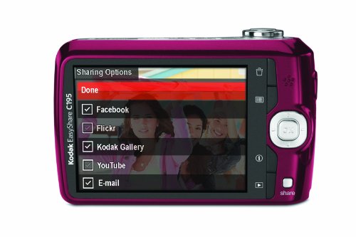 Kodak Easyshare C195 Digital Camera (Red) (Discontinued by Manufacturer)