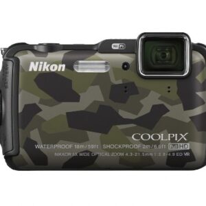 Nikon COOLPIX AW120 16.1 MP Wi-Fi and Waterproof Digital Camera with GPS and Full HD 1080p Video (Camouflage) (Discontinued by Manufacturer)