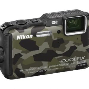 Nikon COOLPIX AW120 16.1 MP Wi-Fi and Waterproof Digital Camera with GPS and Full HD 1080p Video (Camouflage) (Discontinued by Manufacturer)