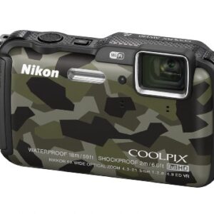 Nikon COOLPIX AW120 16.1 MP Wi-Fi and Waterproof Digital Camera with GPS and Full HD 1080p Video (Camouflage) (Discontinued by Manufacturer)