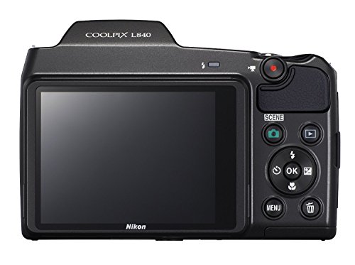 Nikon COOLPIX L840 Digital Camera with 38x Optical Zoom and Built-in Wi-Fi (Black) (Renewed)