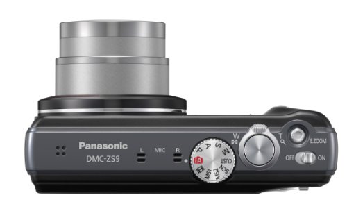 Panasonic DMC-ZS9 14.1MP Digital Camera with 16x Optical Zoom and 21x Intelligent Zoom Function (Black)