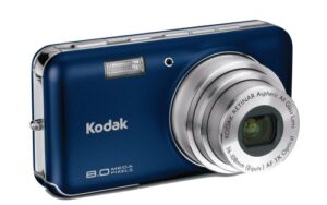 kodak easyshare v803 8 mp digital camera with 3xoptical zoom (cosmic blue)