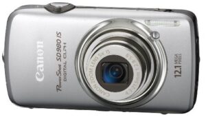 canon powershot sd980is 12.1mp digital camera with 5x ultra wide angle optical image stabilized zoom and 3-inch lcd (silver)