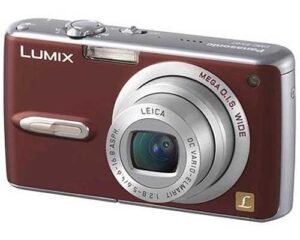 panasonic lumix brown digital camera 7.2mp dmc-fx07