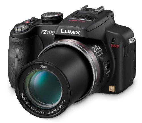 Panasonic Lumix DMC-FZ100 14.1 MP Digital Camera with 24x Optical Image Stabilized Zoom and 3.0-Inch LCD - Black