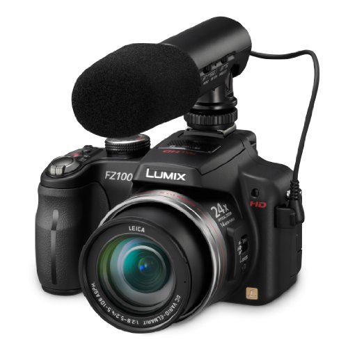 Panasonic Lumix DMC-FZ100 14.1 MP Digital Camera with 24x Optical Image Stabilized Zoom and 3.0-Inch LCD - Black