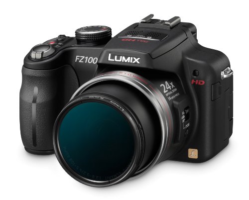 Panasonic Lumix DMC-FZ100 14.1 MP Digital Camera with 24x Optical Image Stabilized Zoom and 3.0-Inch LCD - Black