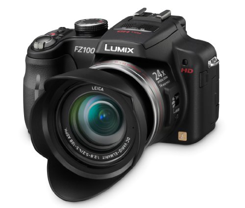 Panasonic Lumix DMC-FZ100 14.1 MP Digital Camera with 24x Optical Image Stabilized Zoom and 3.0-Inch LCD - Black