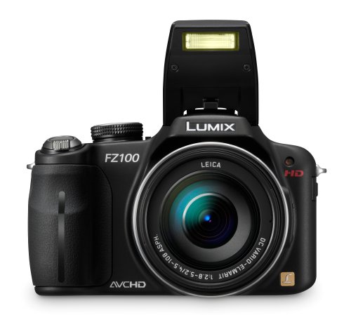 Panasonic Lumix DMC-FZ100 14.1 MP Digital Camera with 24x Optical Image Stabilized Zoom and 3.0-Inch LCD - Black