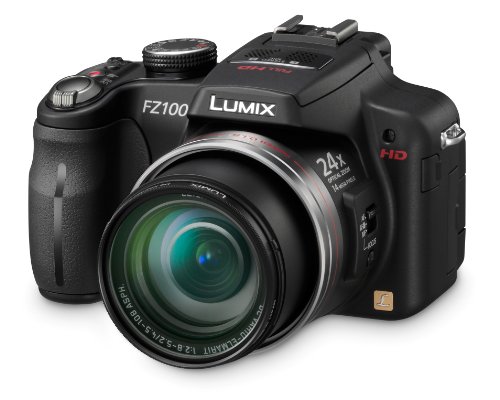 Panasonic Lumix DMC-FZ100 14.1 MP Digital Camera with 24x Optical Image Stabilized Zoom and 3.0-Inch LCD - Black