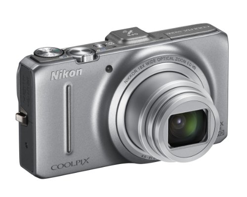 Nikon Coolpix S9300 16.0 MP Digital Camera - Silver