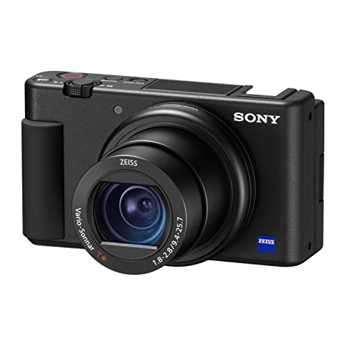 Sony ZV-1 Camera for Content Creators and Vloggers Koah Pro NP-BX1 Battery with Charger and Kingston 64GB Canvas Go Plus 170MB/s SD Card Bundle (3 Items)