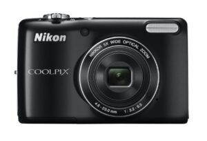 nikon coolpix l26 16.1 mp digital camera with 5x zoom nikkor glass lens and 3-inch lcd (black)